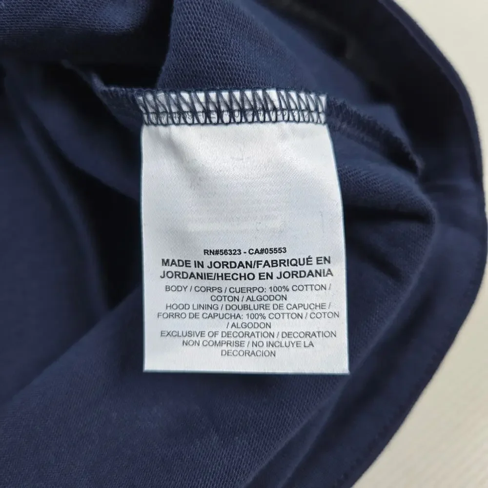 NWT Nike Sportswear Pullover Long Sleeve Hooded Shirt in Blue Men's Size 4XL